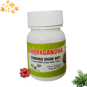 Sarpagandha swaras ghan vati